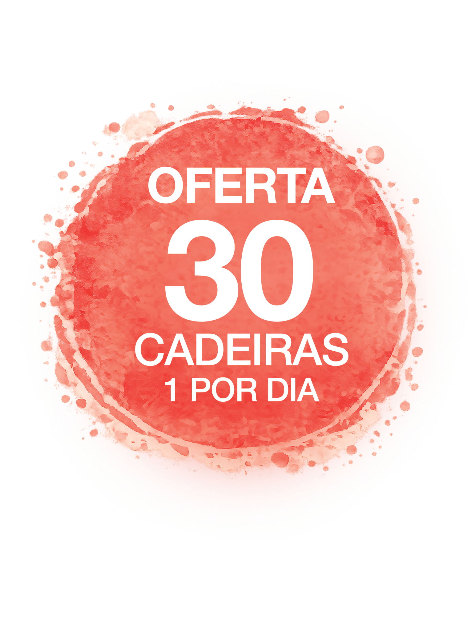 Selo oficial oferta 30 cadeiras